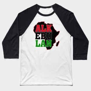 ALKEBULAN - LETTERS & LAND Baseball T-Shirt
